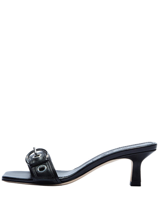AEYDE-GILLY EYELET NAPPA LEATHER BLACK-