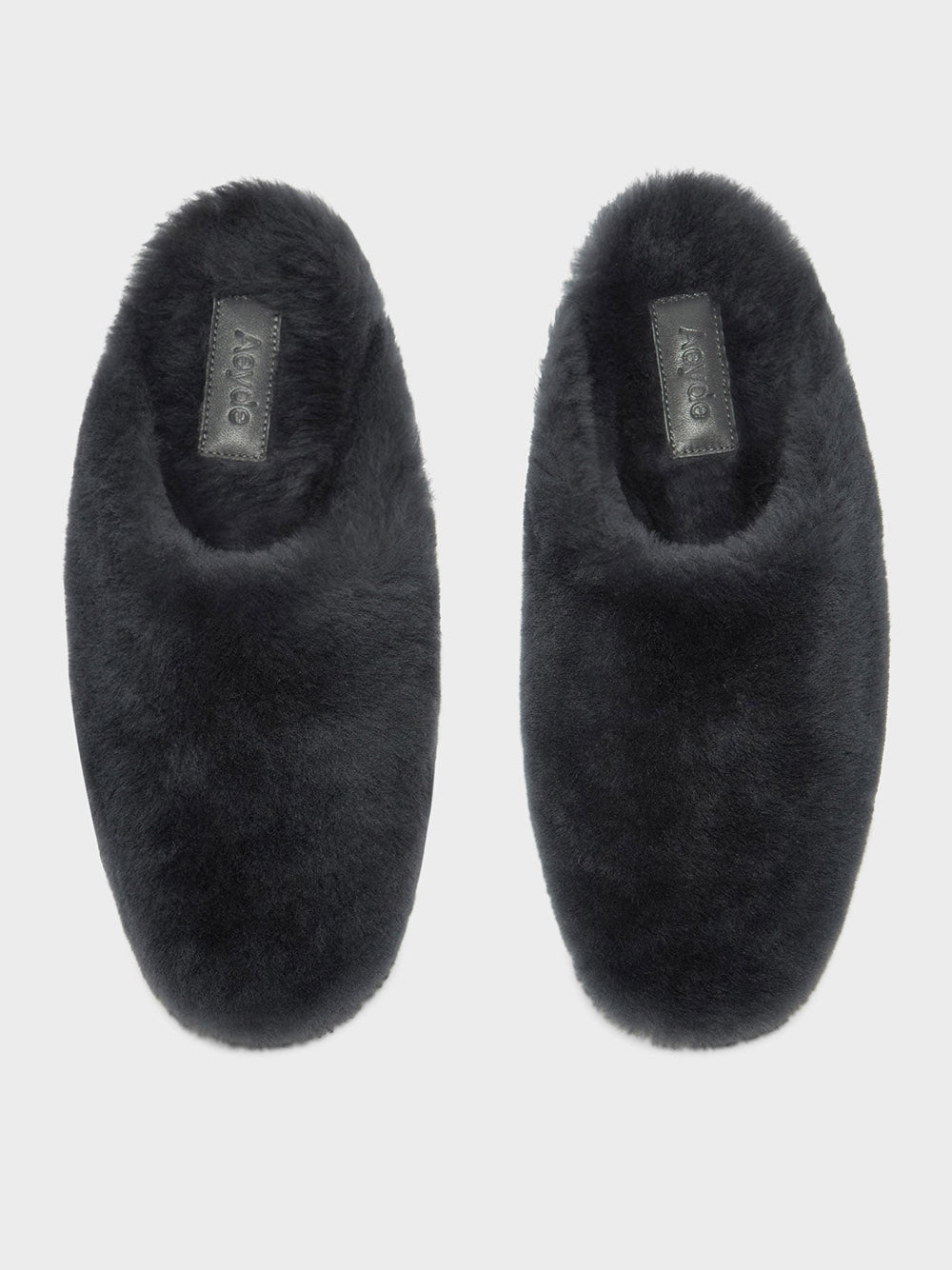 AEYDE-REGA SHEARLING CHARCOAL-