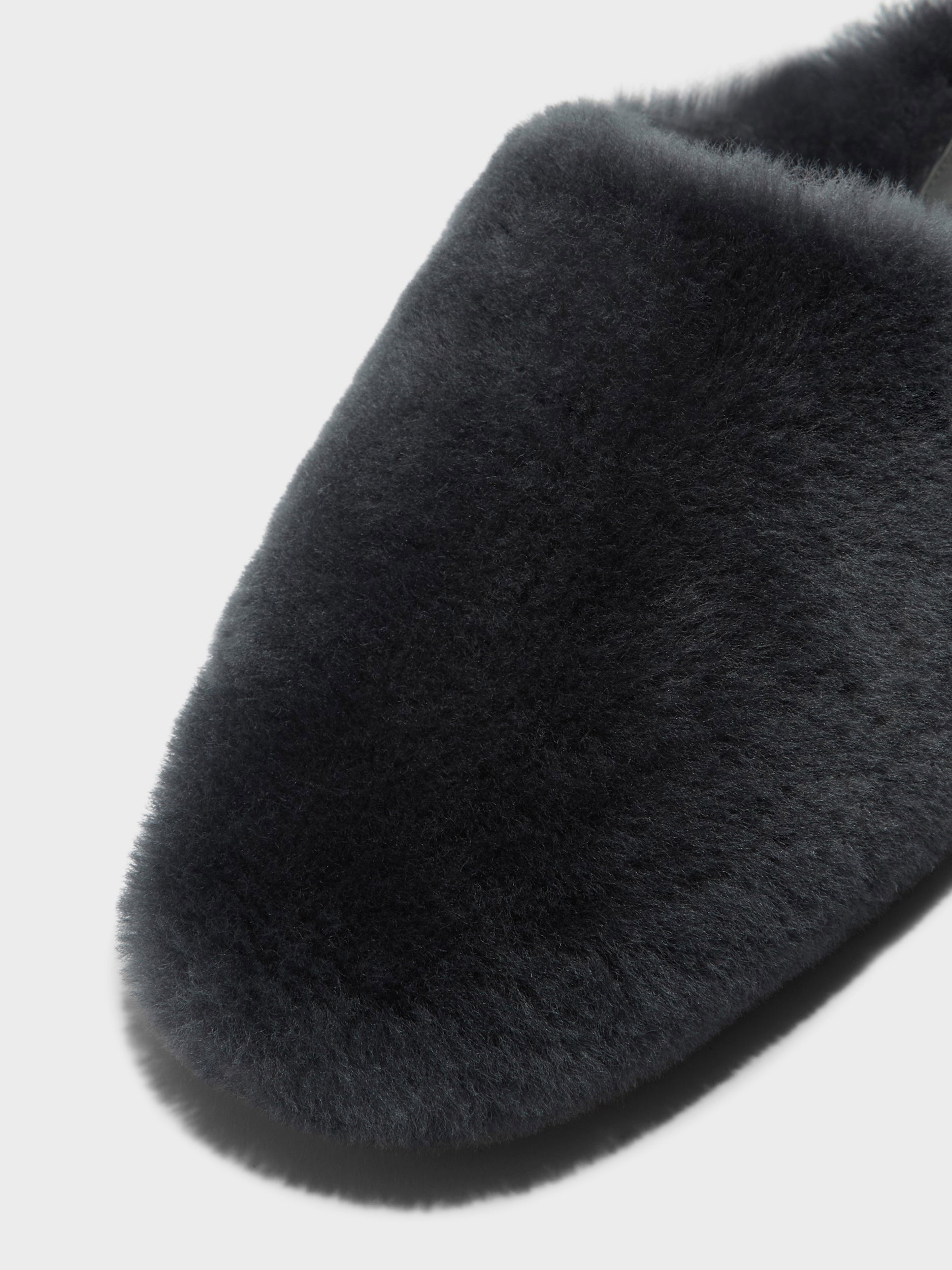 AEYDE-REGA SHEARLING CHARCOAL-