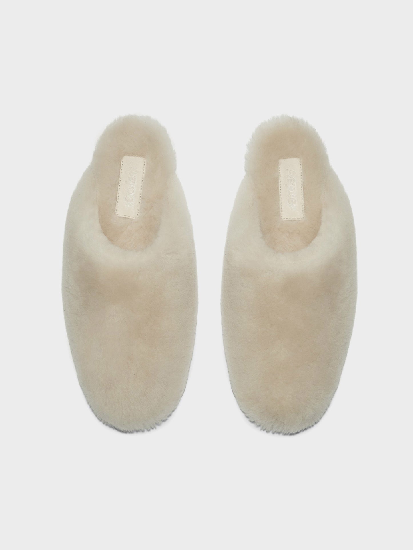 AEYDE-REGA SHEARLING CREAMY-
