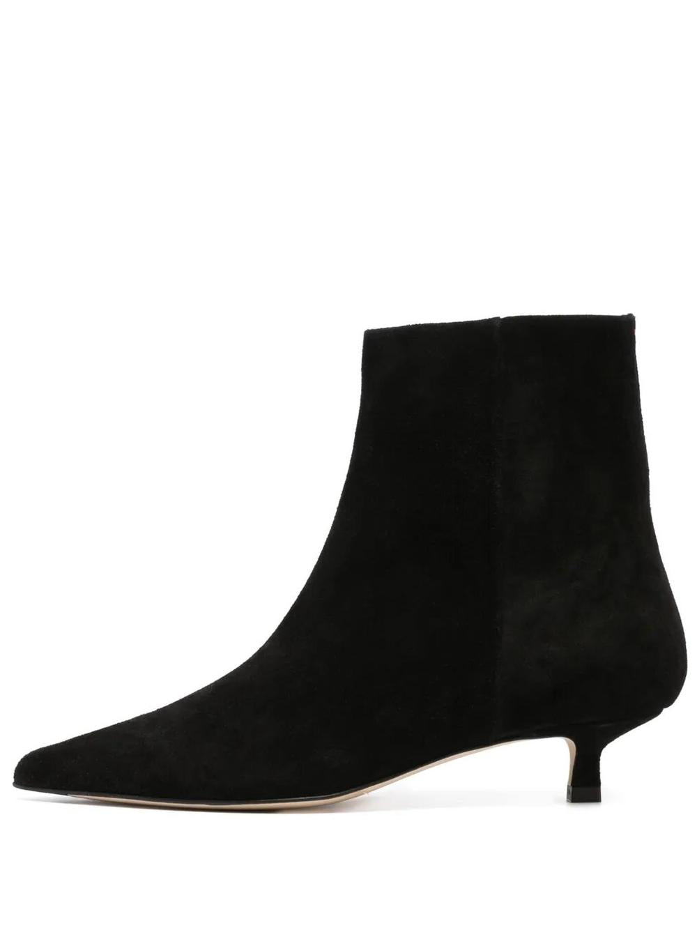 AEYDE-SOFIE COW SUEDE LEATHER BLACK-