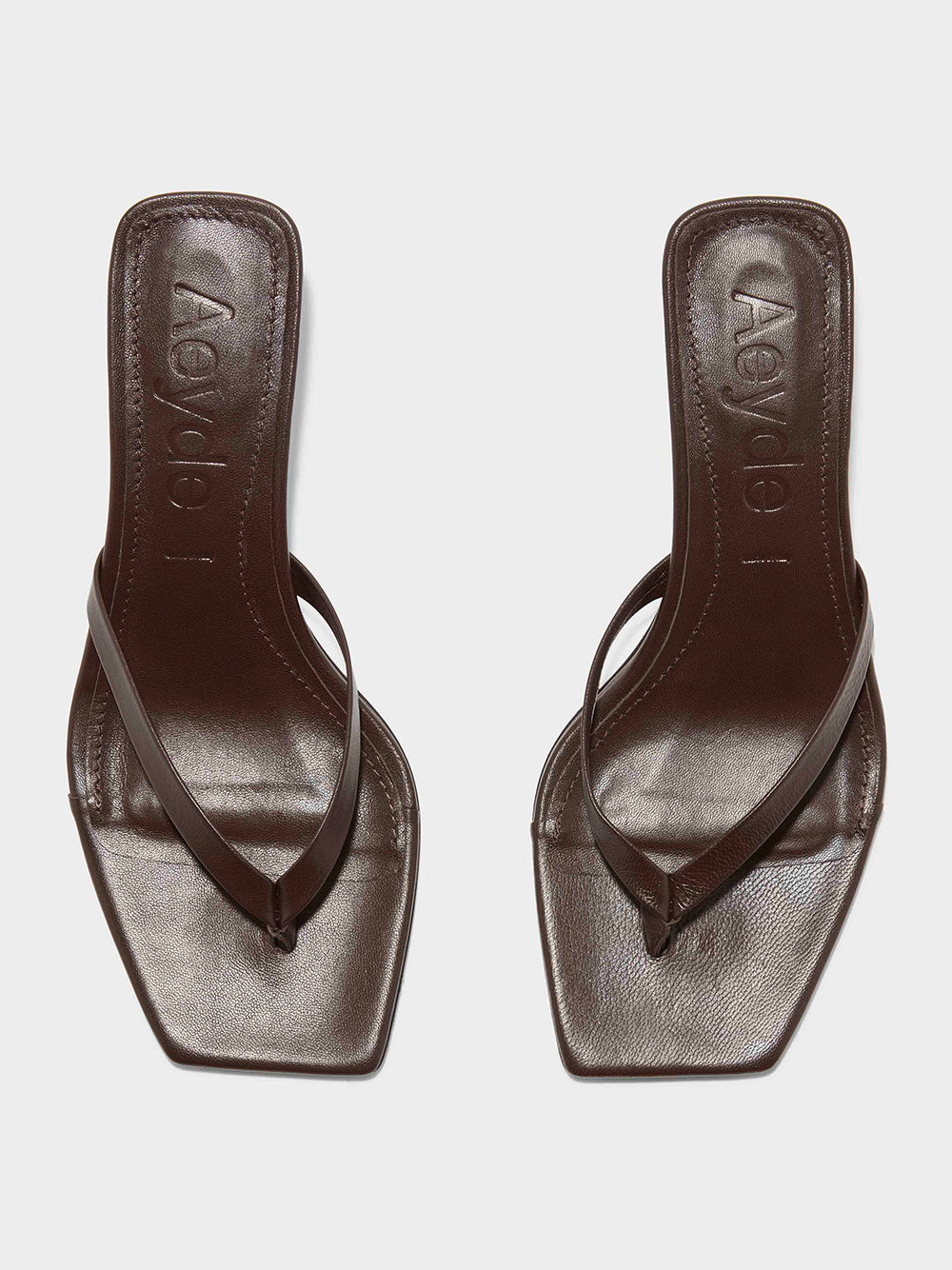 AEYDE-WILMA NAPPA LEATHER MOKA-