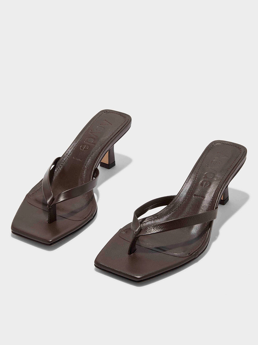 AEYDE-WILMA NAPPA LEATHER MOKA-