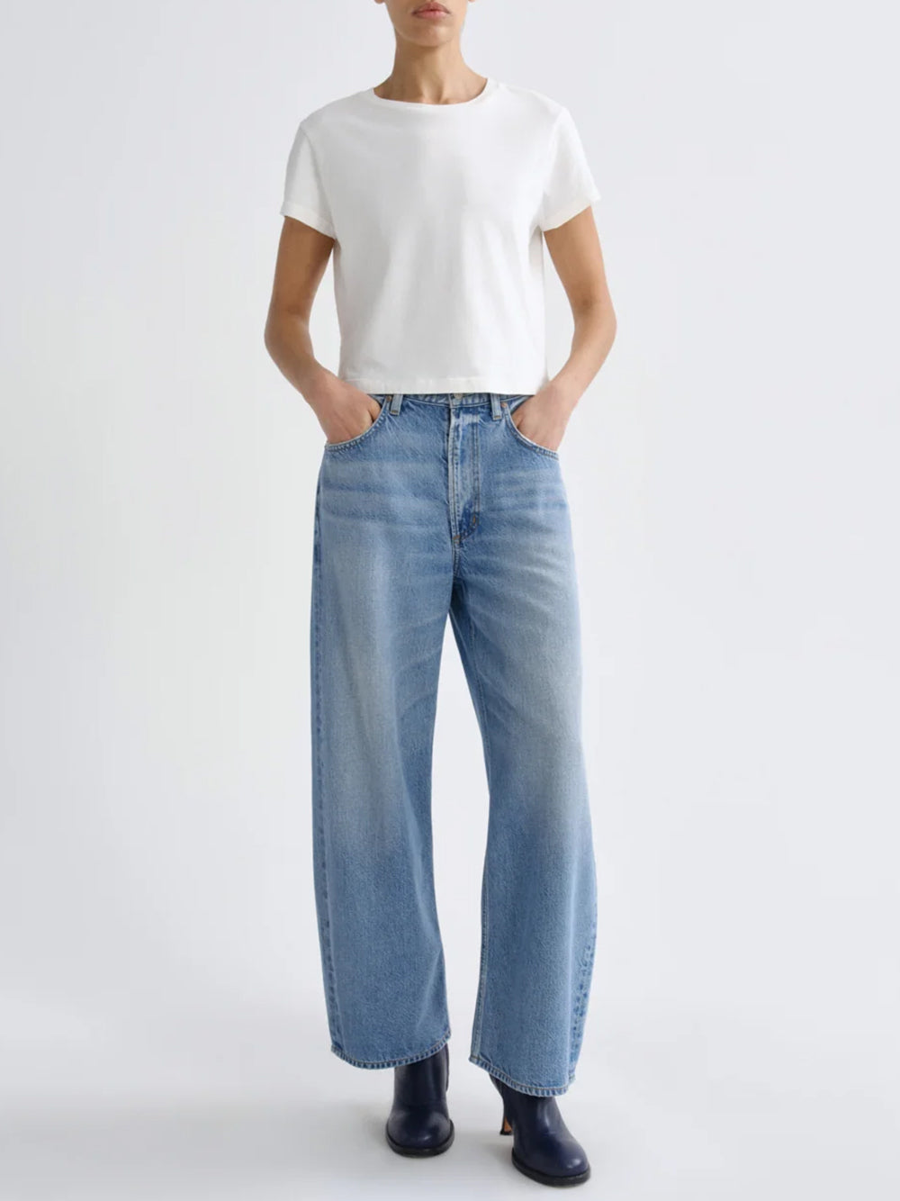 AGOLDE-adine shrunken tee (international)-