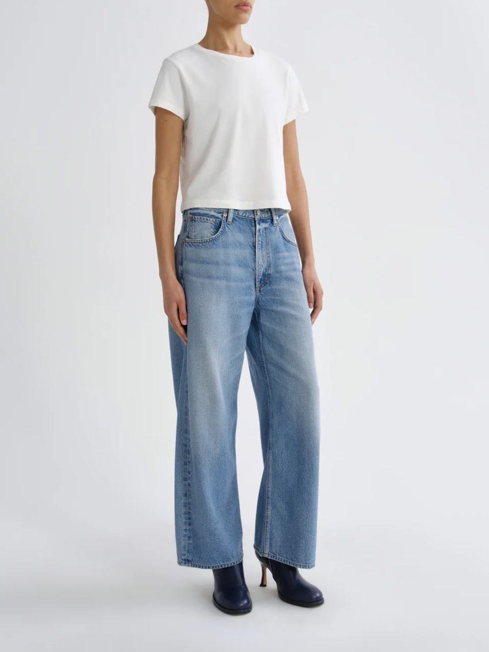 AGOLDE-adine shrunken tee (international)-