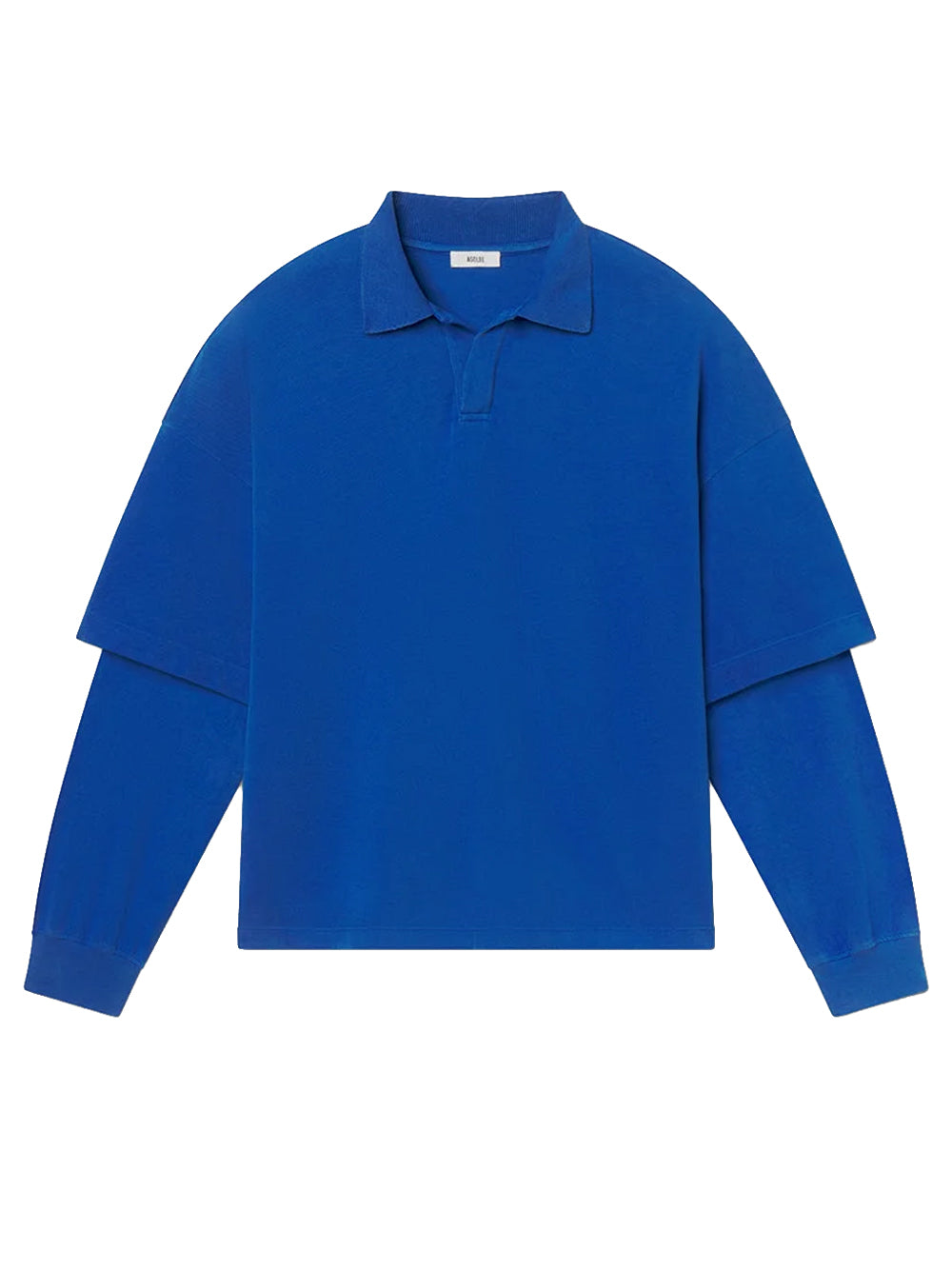 AGOLDE-curren double sleeve polo-