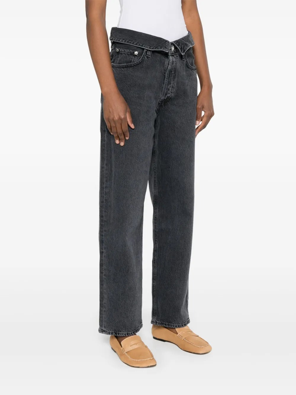 AGOLDE-echo taper jean in zephyr-