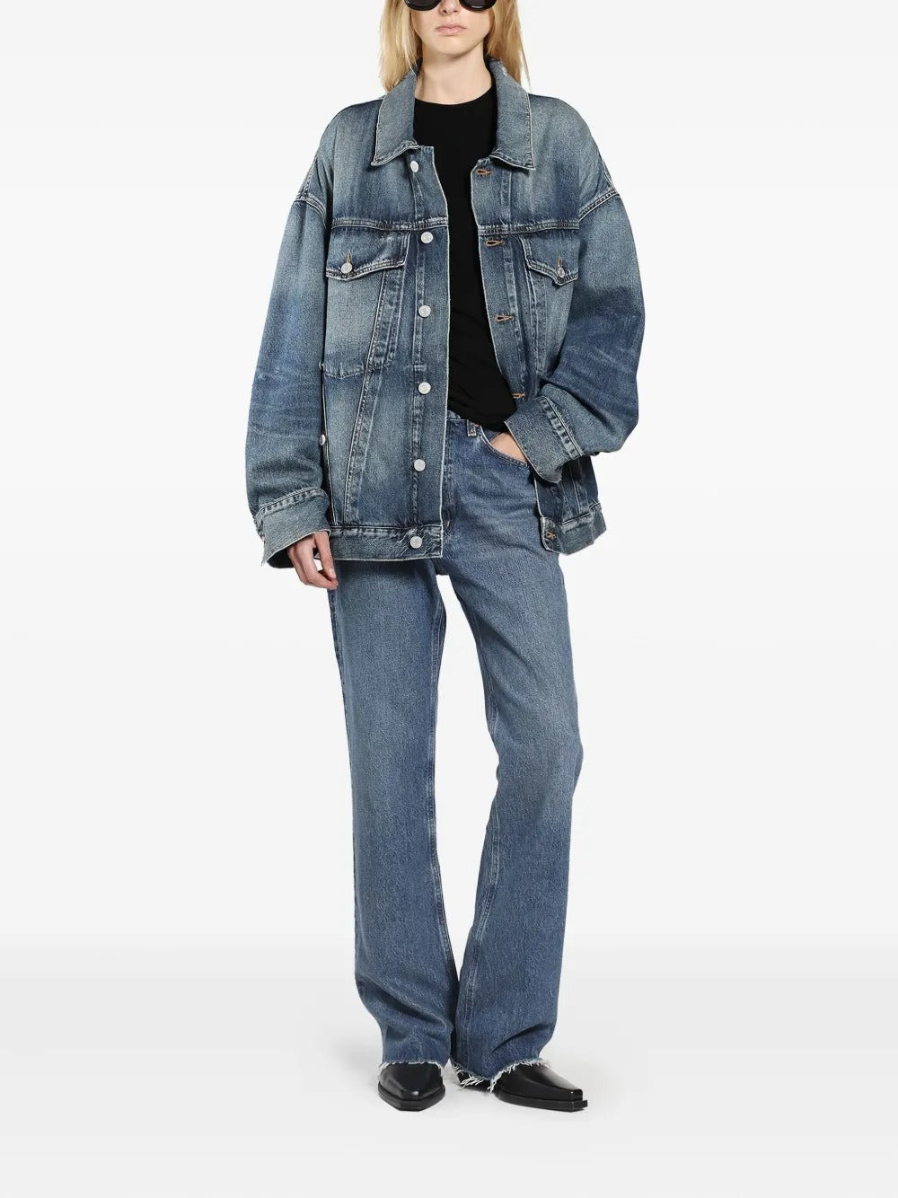 AGOLDE-eve twist tee-