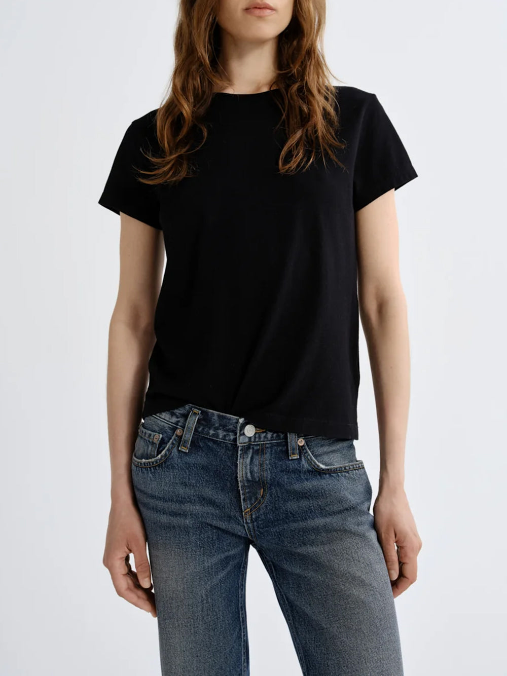 AGOLDE-long line adine tee (international)-