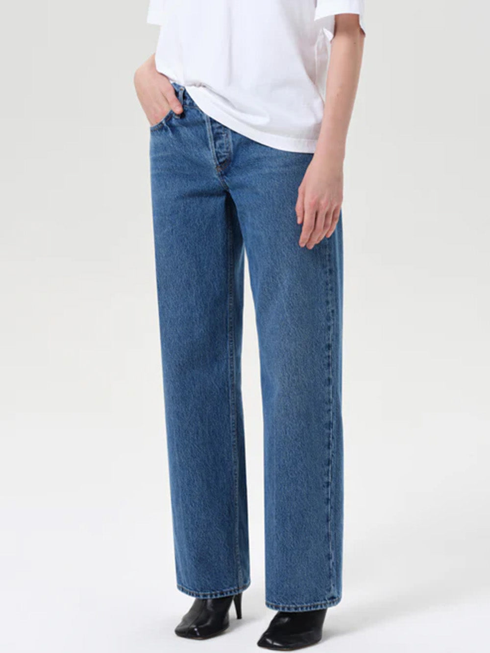 AGOLDE-low rise loose in charge-