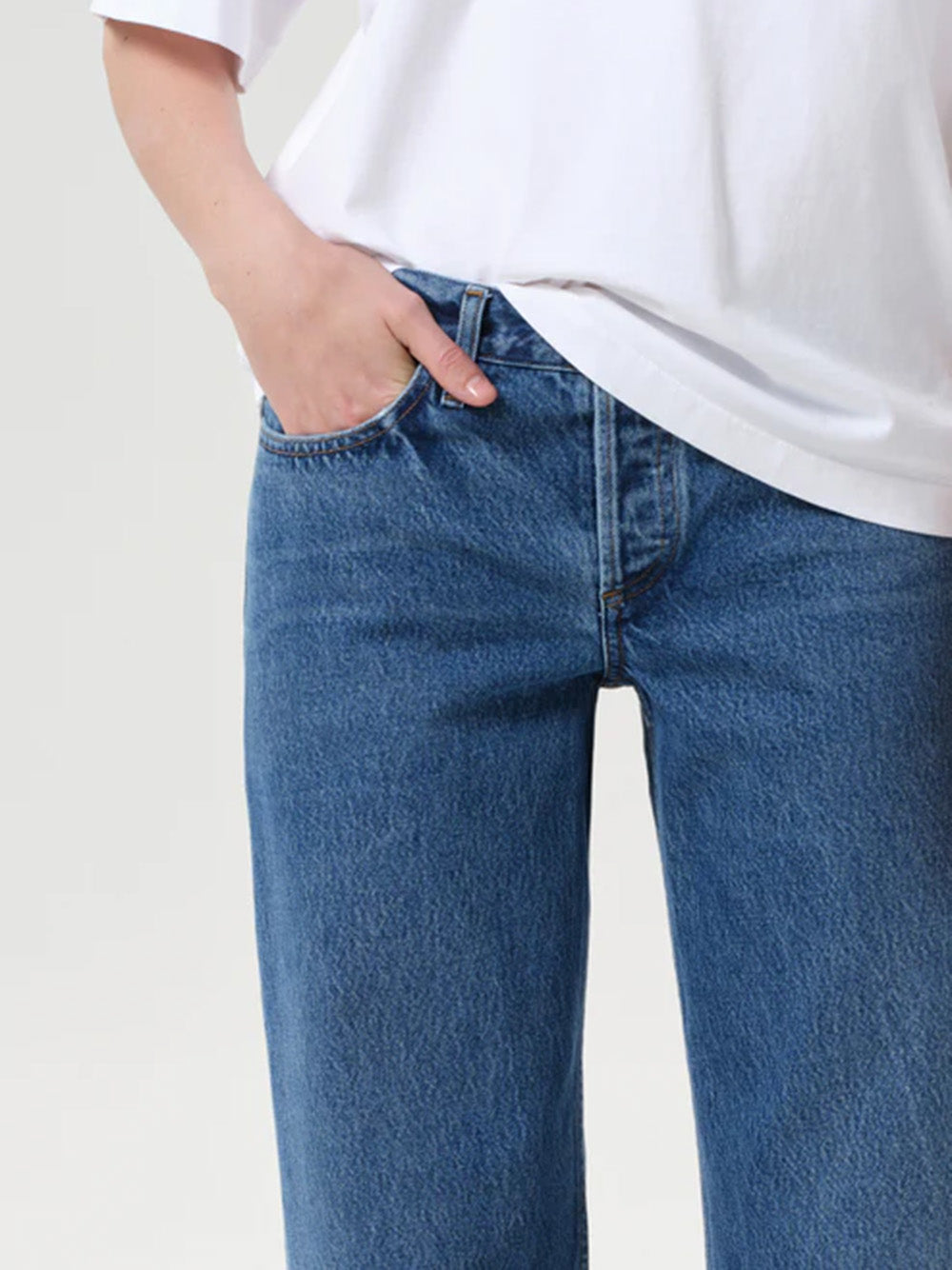 AGOLDE-low rise loose in charge-