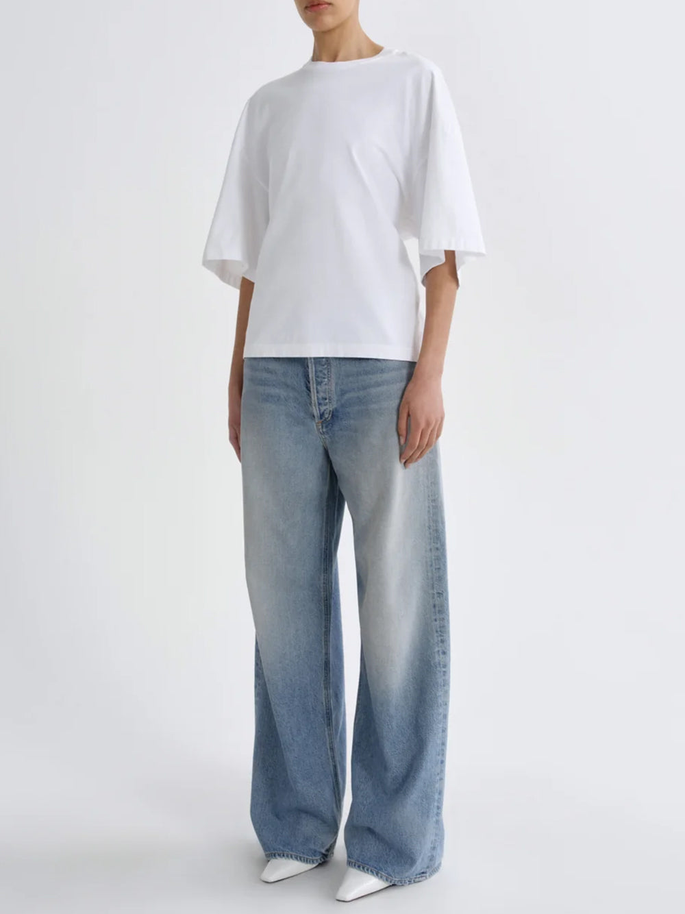 AGOLDE-low slung baggy in reset-