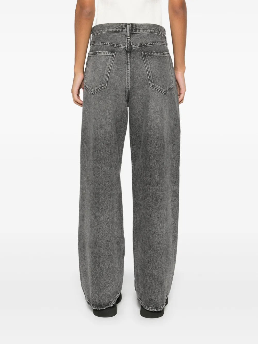 AGOLDE-low slung baggy jeans-