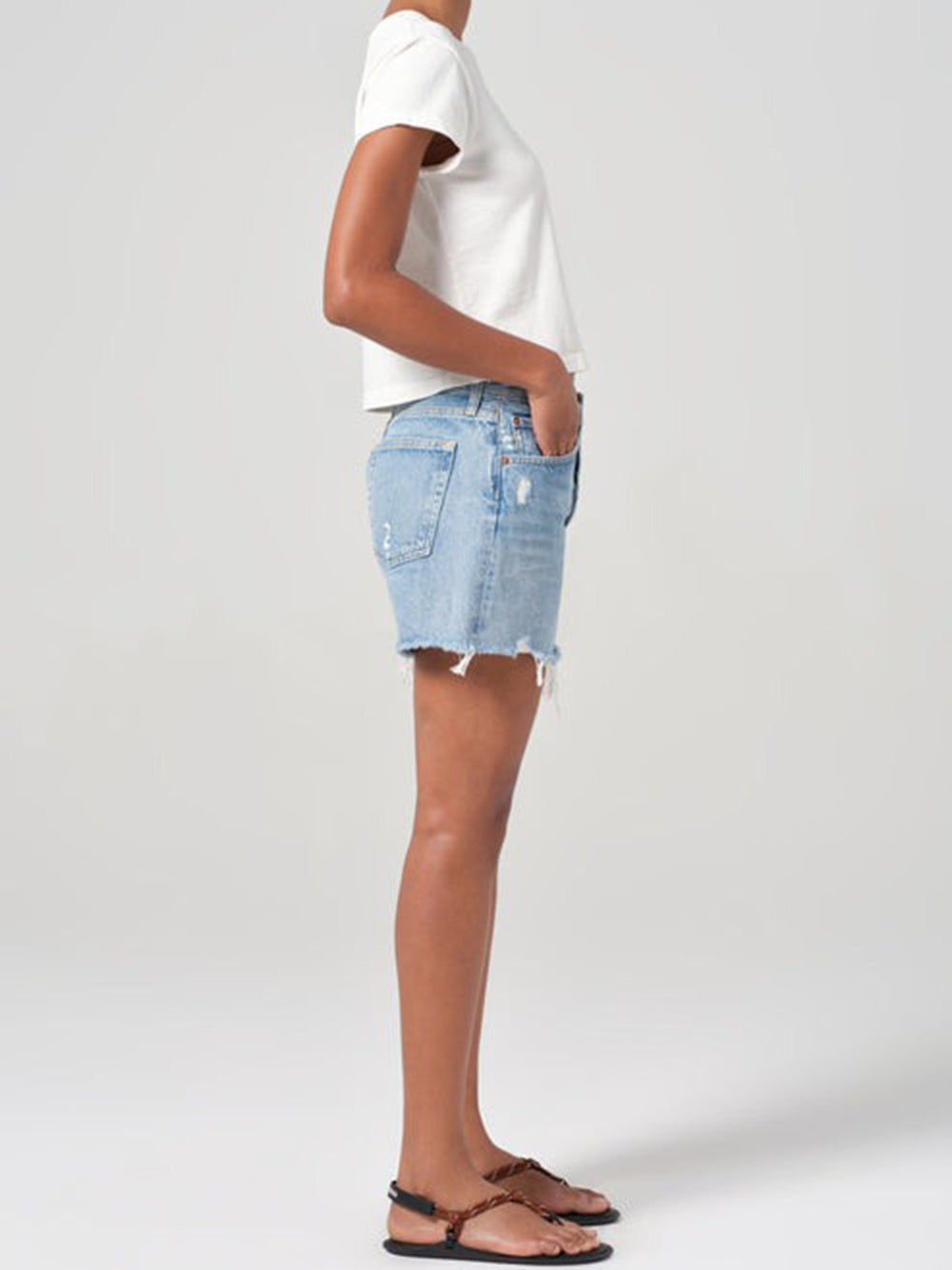 AGOLDE-parker long shorts-