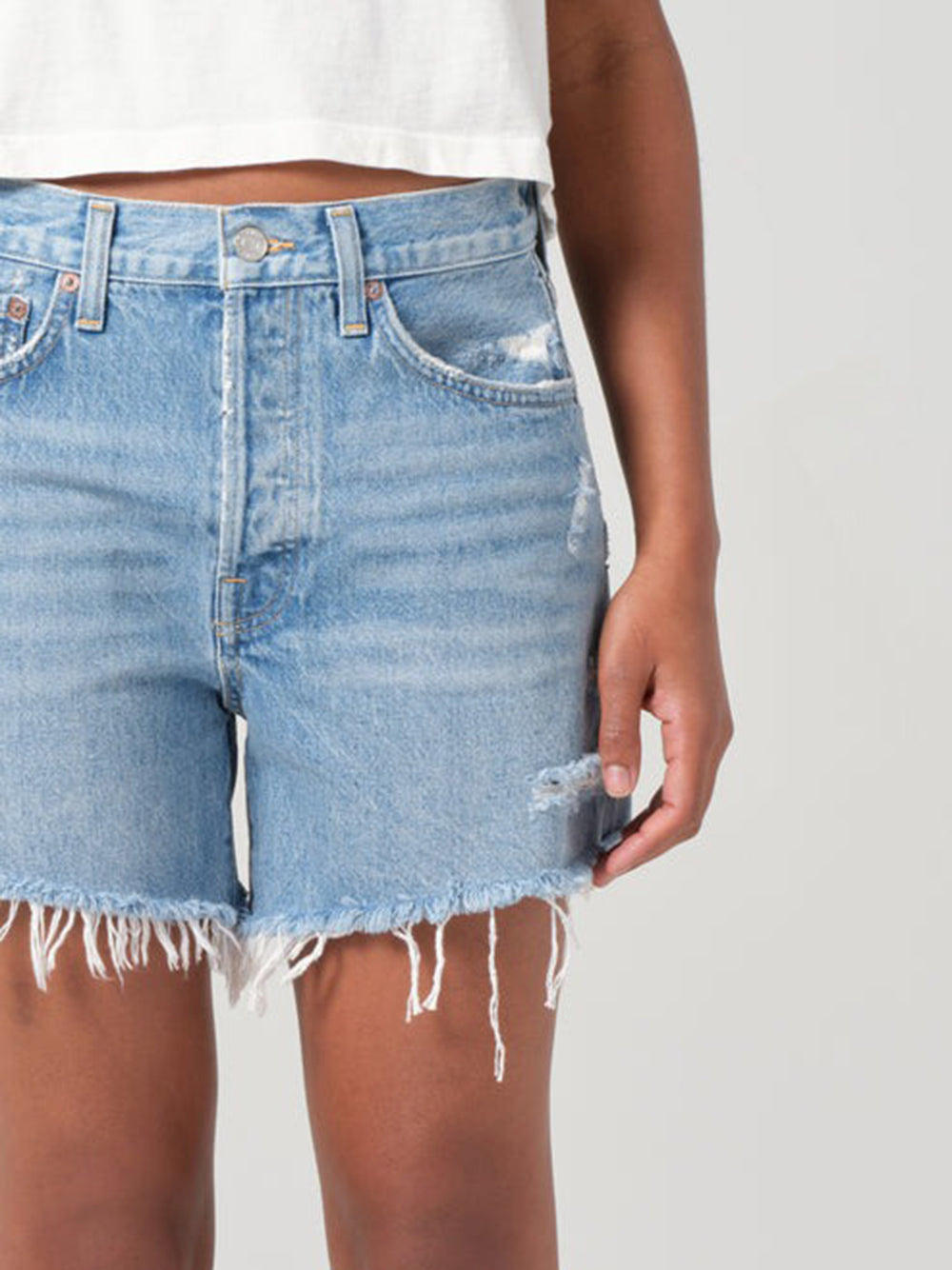 AGOLDE-parker long shorts-