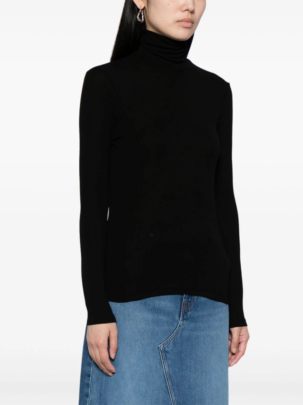 AGOLDE-pascale turtleneck-A7238 1519 BLACK