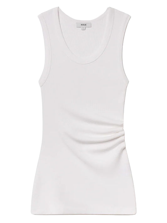 AGOLDE-twisted poppy tank-