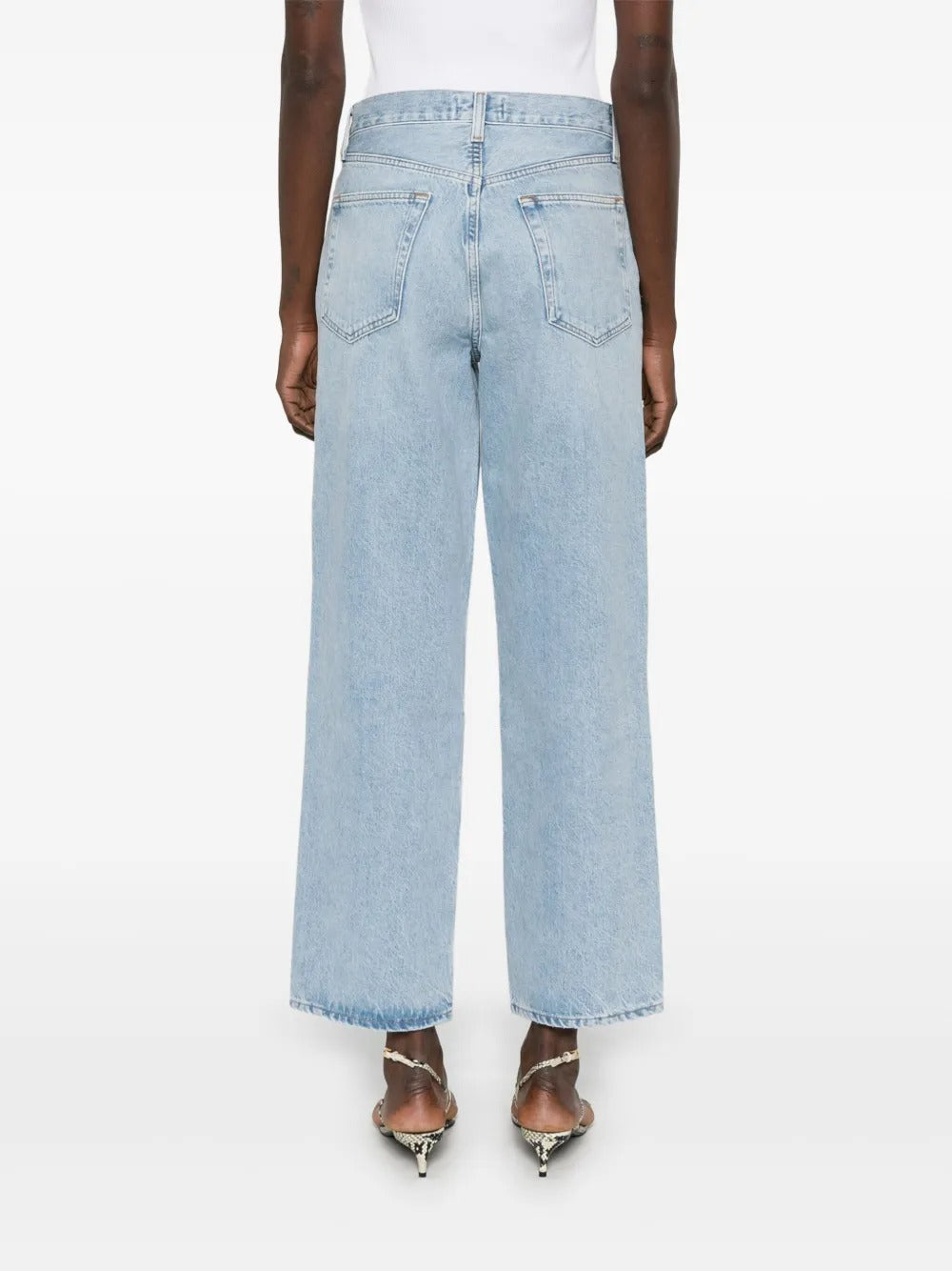 AGOLDE-v-waist baggy jeans-