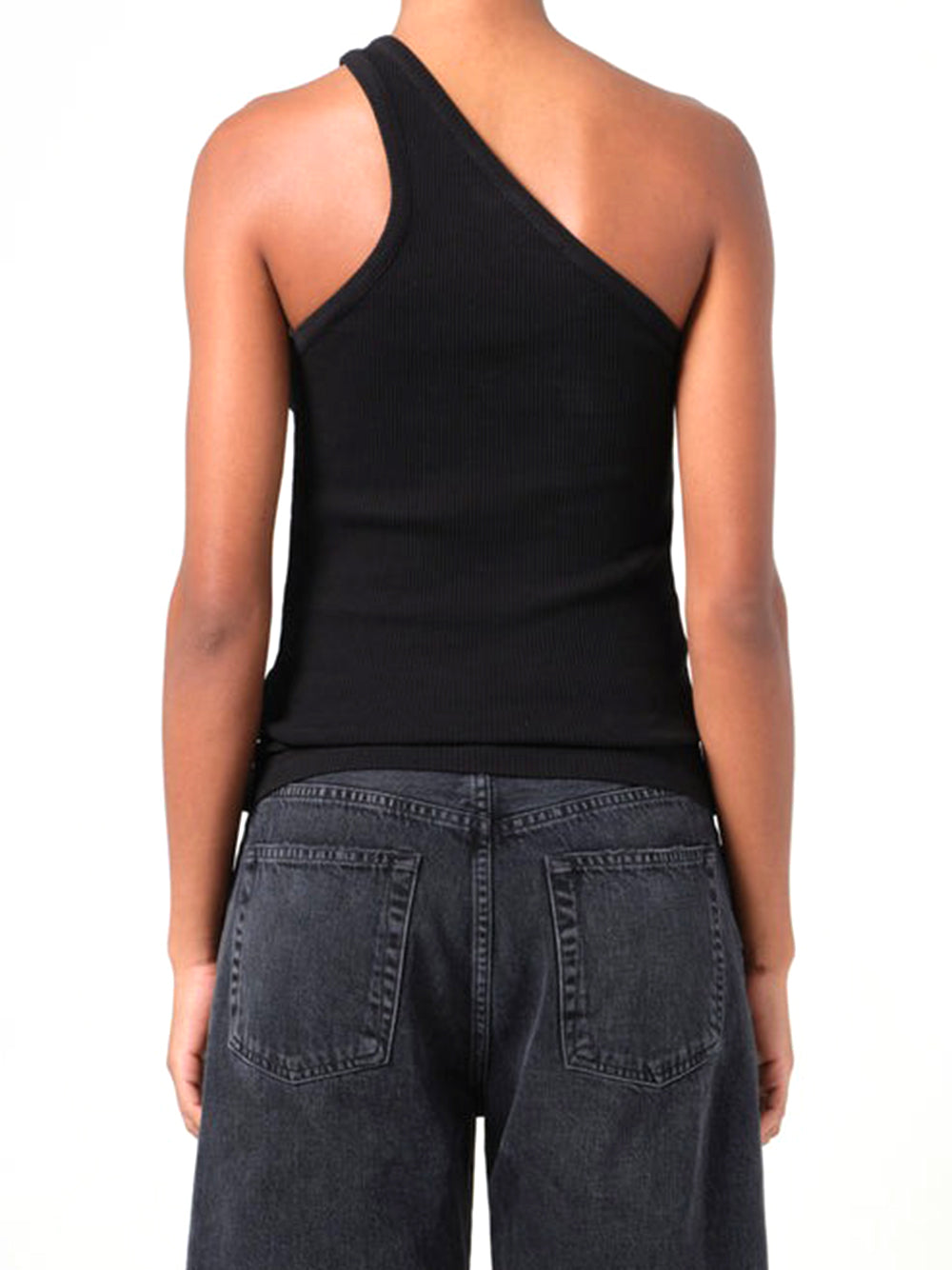 AGOLDE-verica one shoulder tank top-