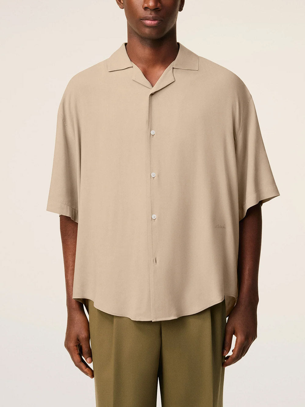 AMI PARIS-Ami Camp short-sleeved shirt-