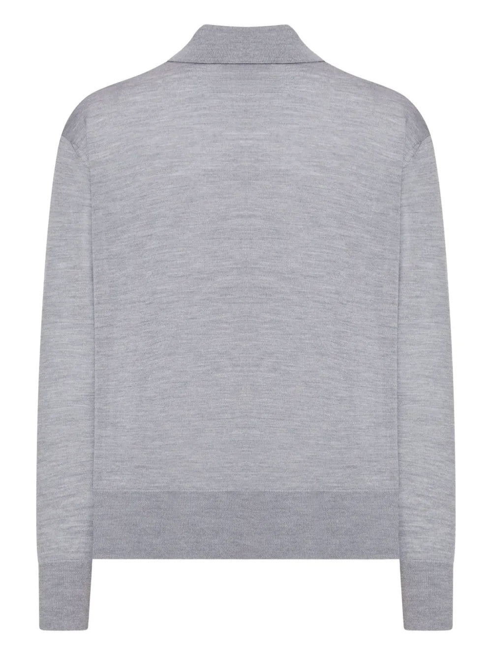 AMI PARIS-Polo in lana extrafine e seta-