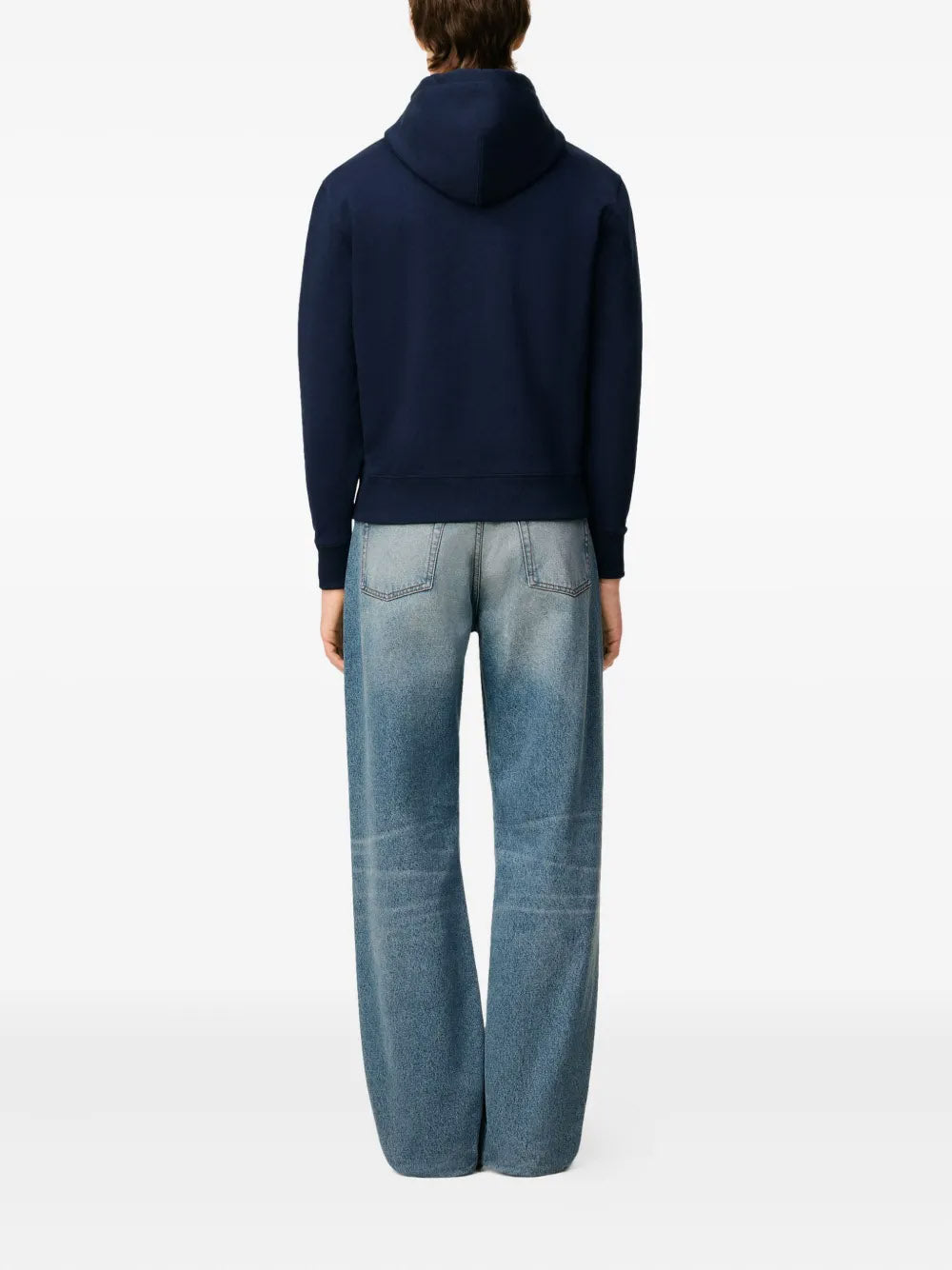 AMI PARIS-Hoodie in pile di cotone biologico-