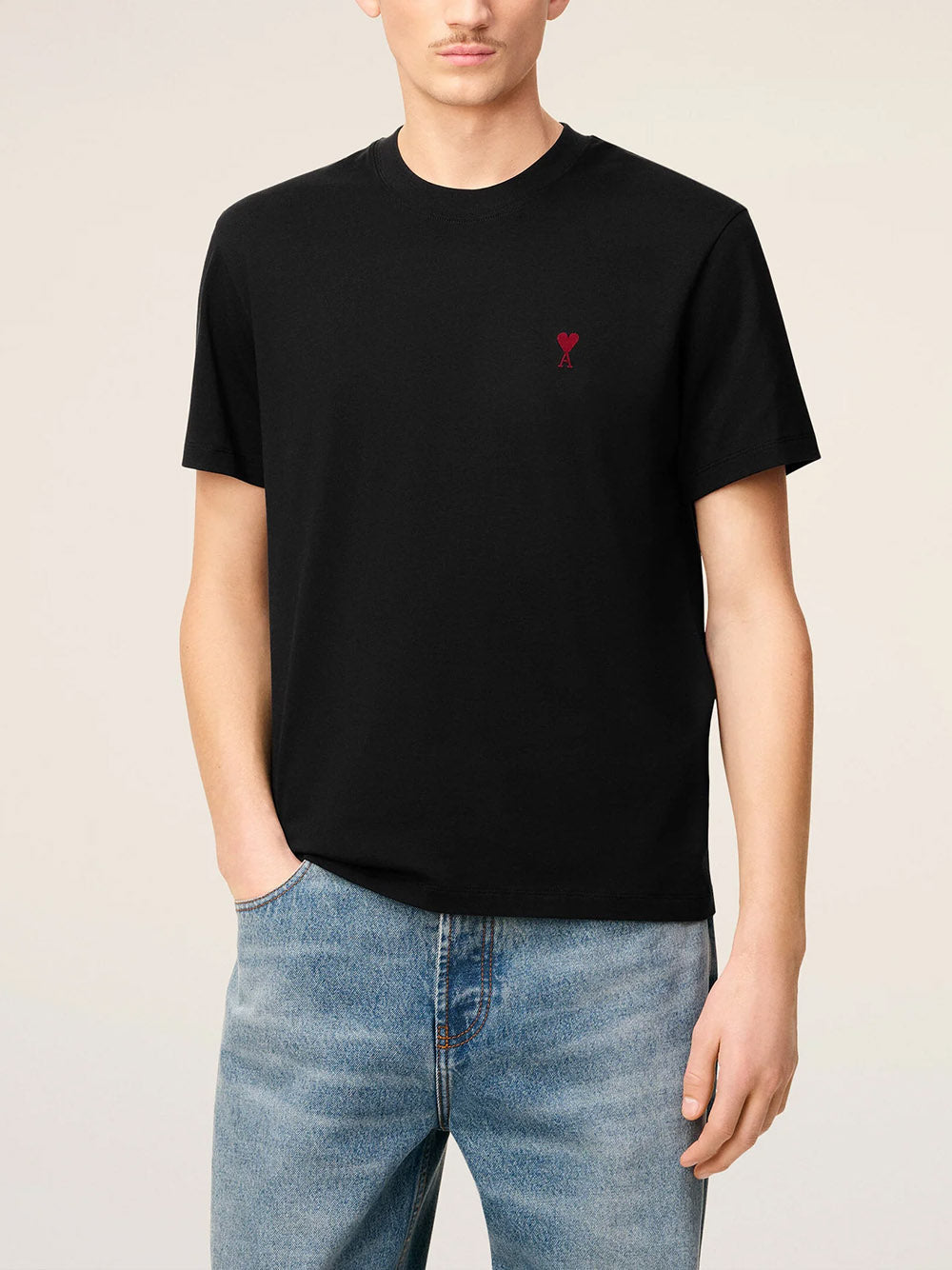 AMI PARIS-T-shirt in cotone organico-