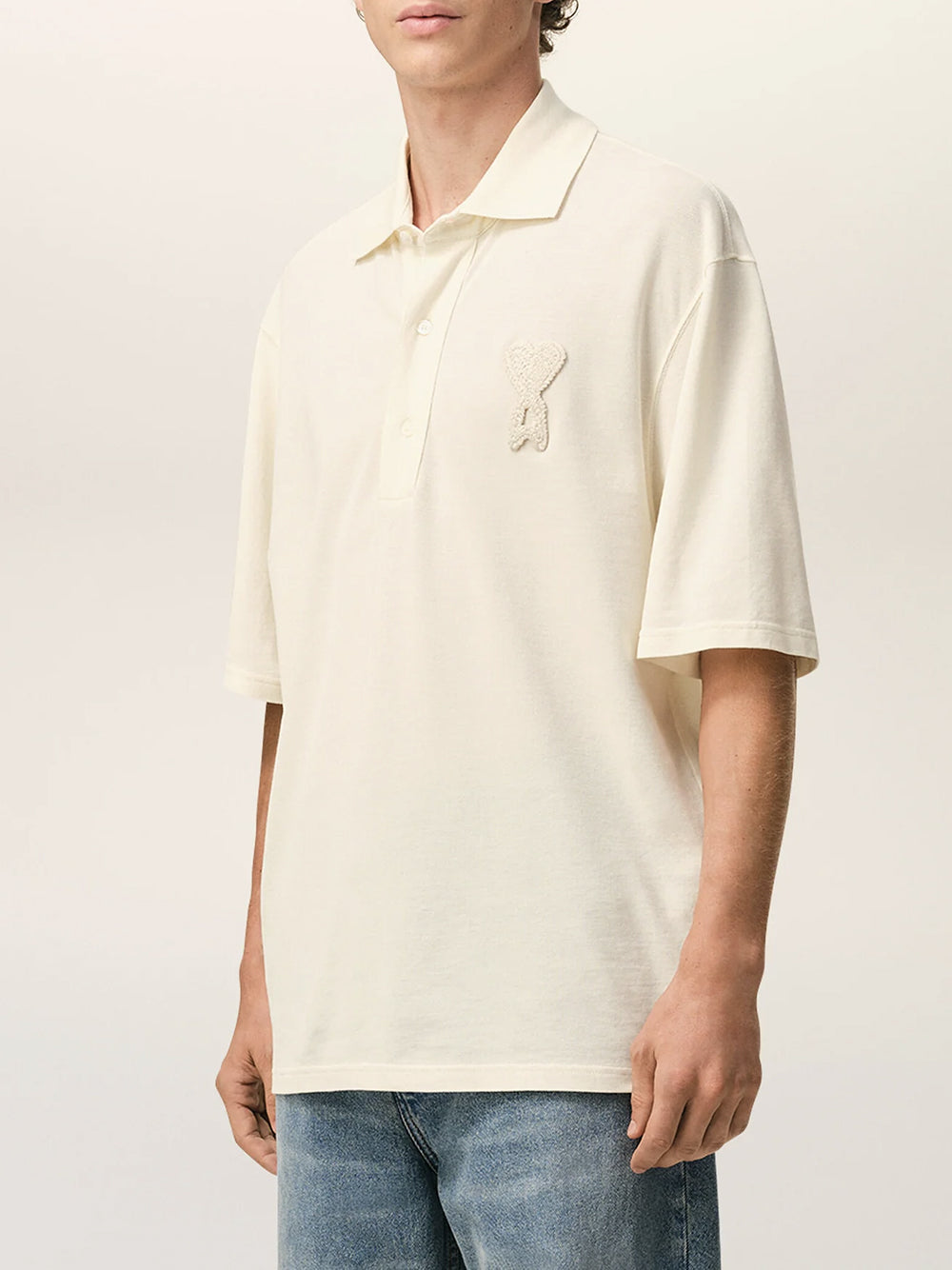 AMI PARIS-BOXY FIT POLO-