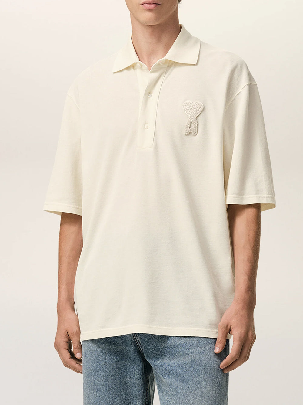 AMI PARIS-BOXY FIT POLO-