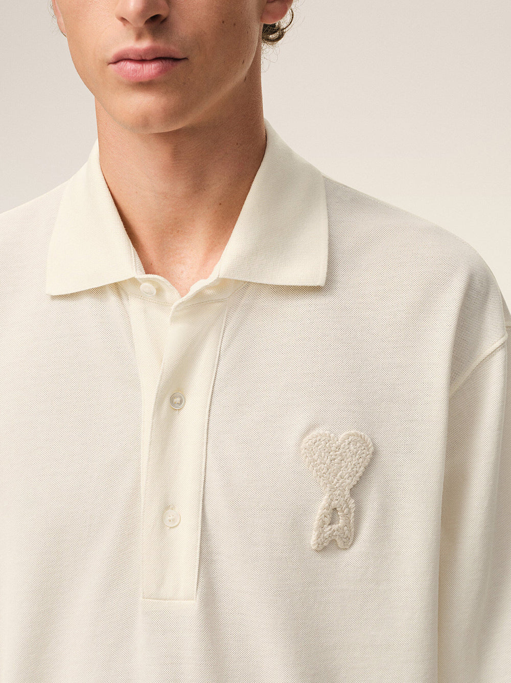 AMI PARIS-BOXY FIT POLO-