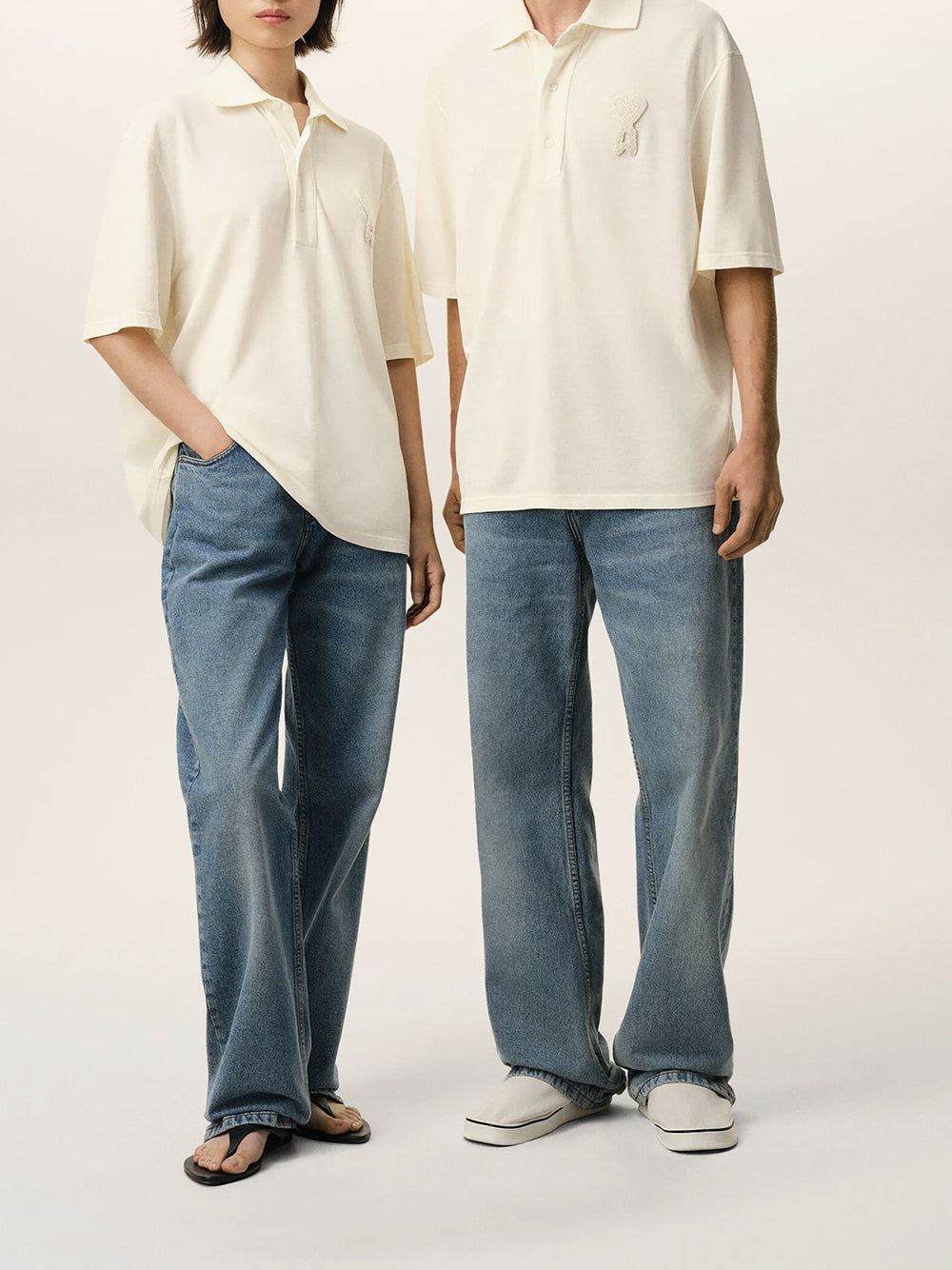 AMI PARIS-BOXY FIT POLO-