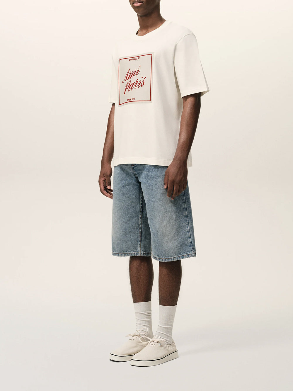 AMI PARIS-BOXY FIT SHORT SLEEVES TSHIRT-