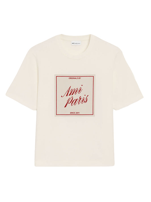 AMI PARIS-BOXY FIT SHORT SLEEVES TSHIRT-