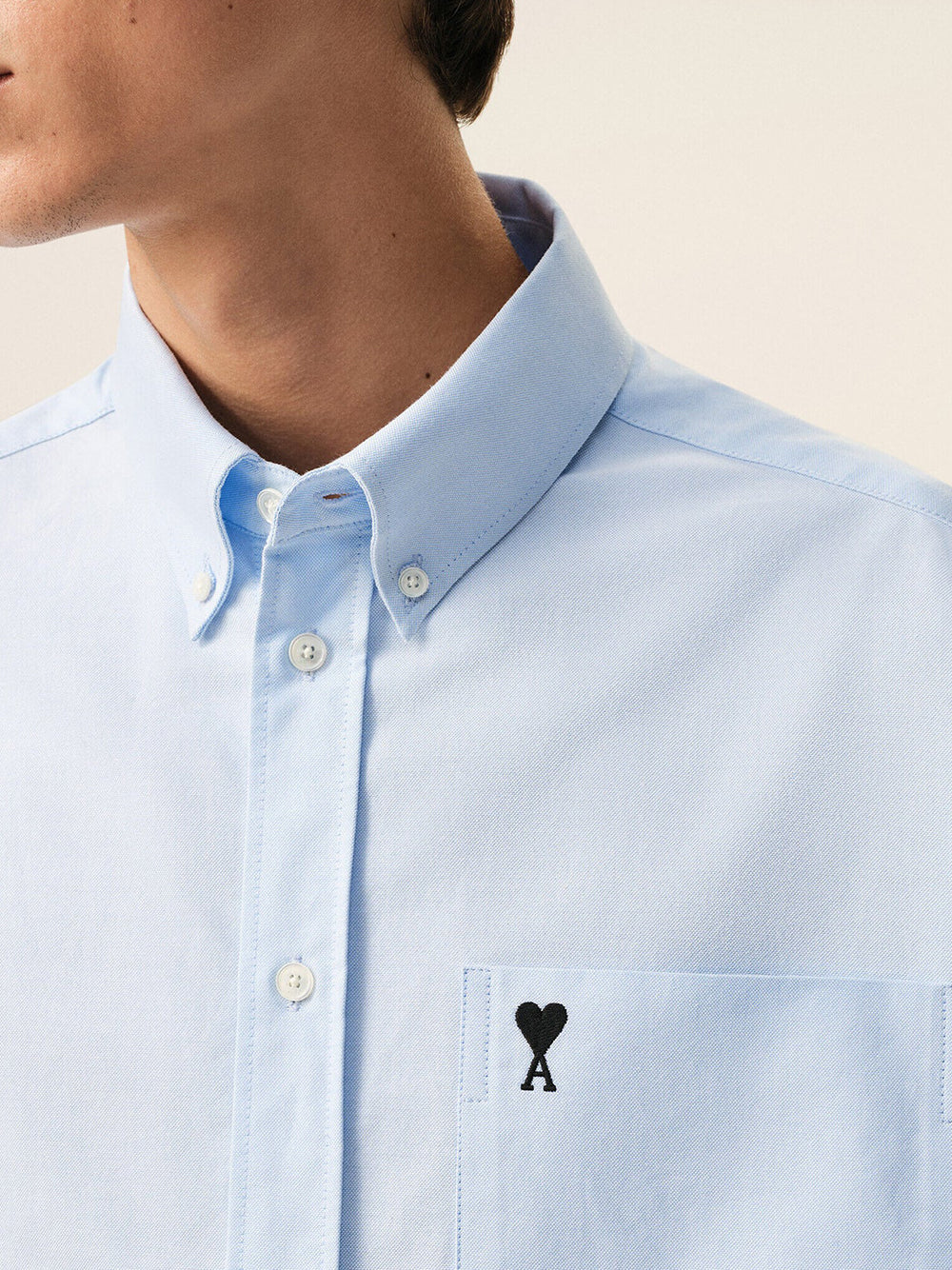 AMI PARIS-BOXY SHORT SLEEVE SHIRT-