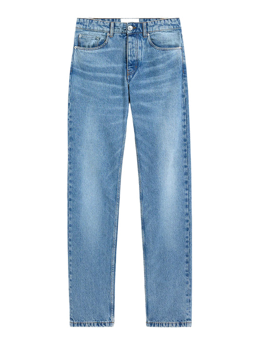 AMI PARIS-Jeans taglio classico in cotone blu-