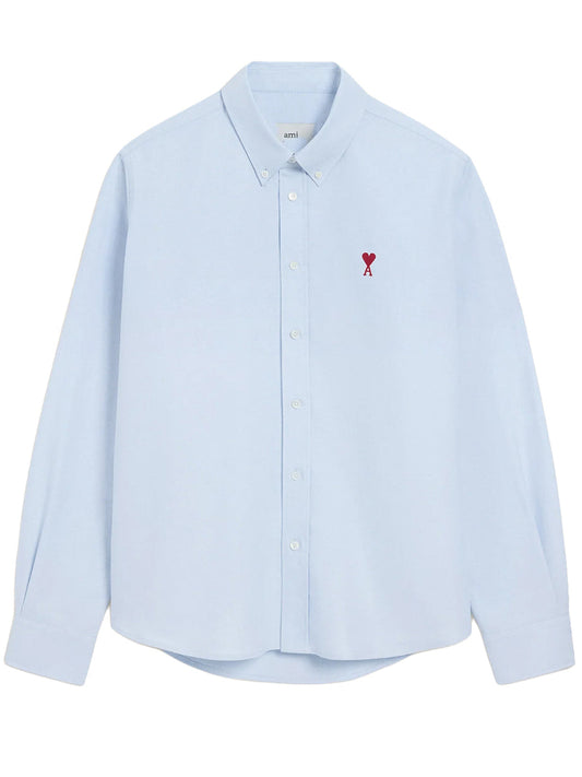 AMI PARIS-CLASSIC SHIRT BUTTON DOWN COLLAR-