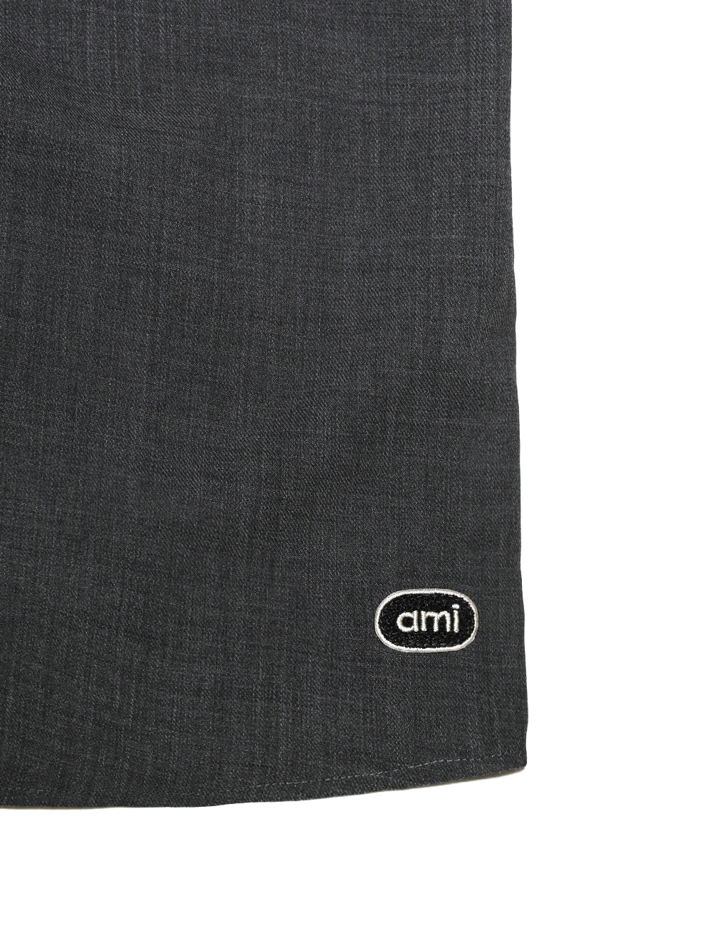 AMI PARIS-CLASSIC ZIPPED POLO SHIRT WITH FLAP POCKETS-