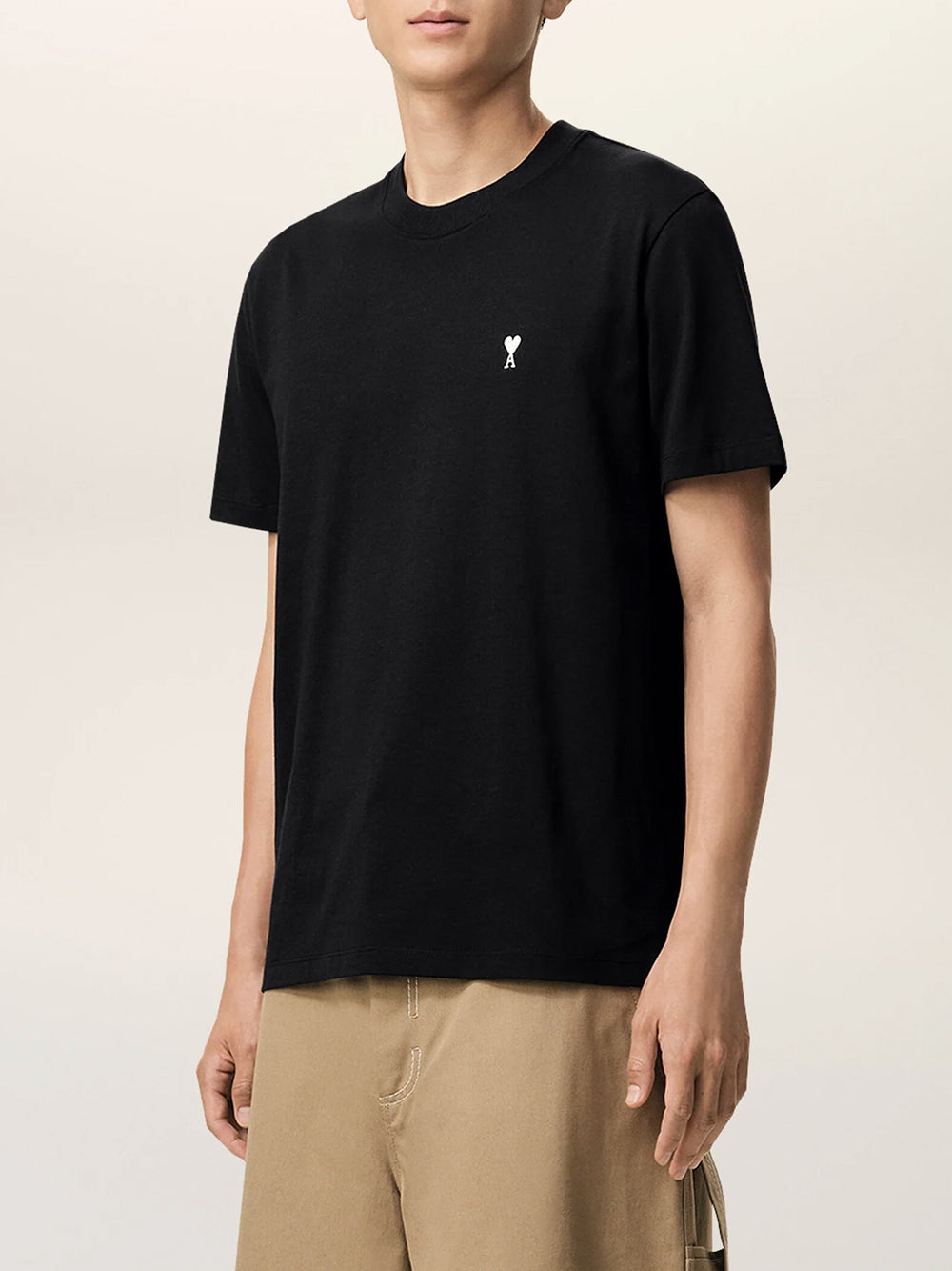 AMI PARIS-CONTRASTED ADC TSHIRT-