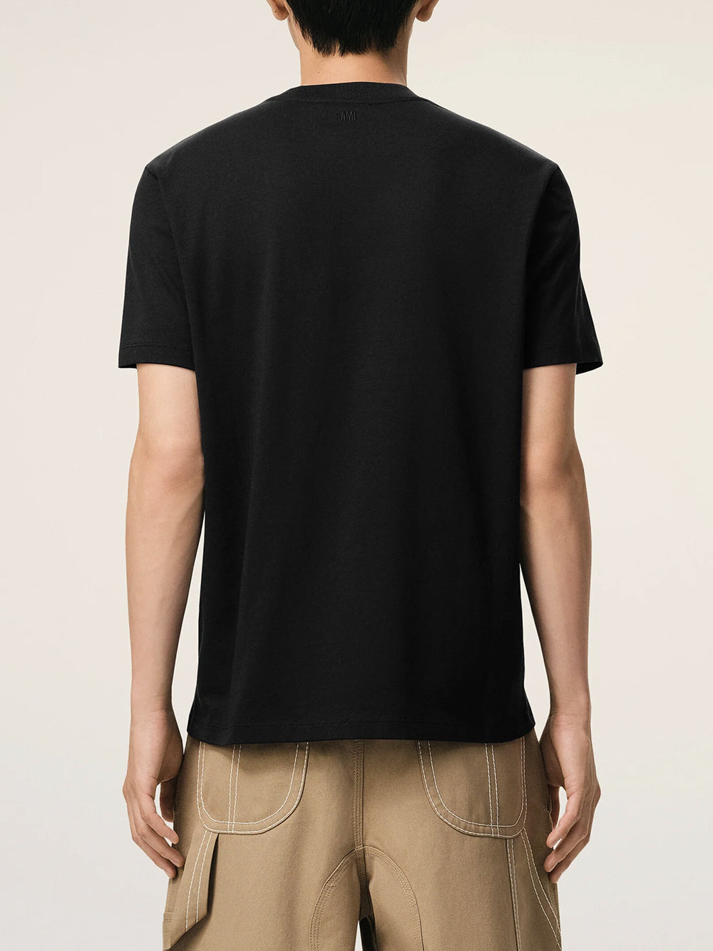 AMI PARIS-CONTRASTED ADC TSHIRT-
