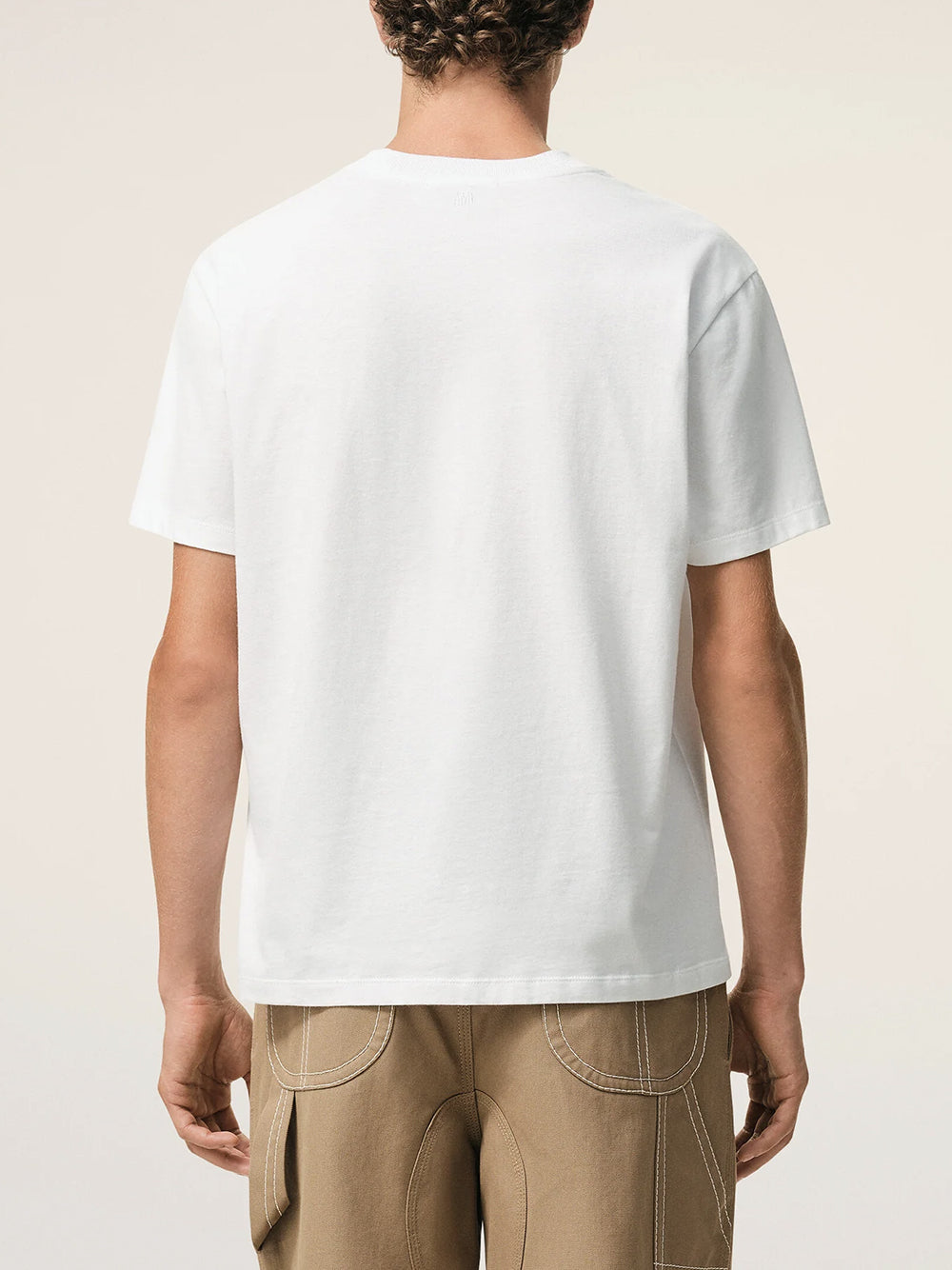 AMI PARIS-CONTRASTED ADC TSHIRT-HTS346 724 100 – Dope