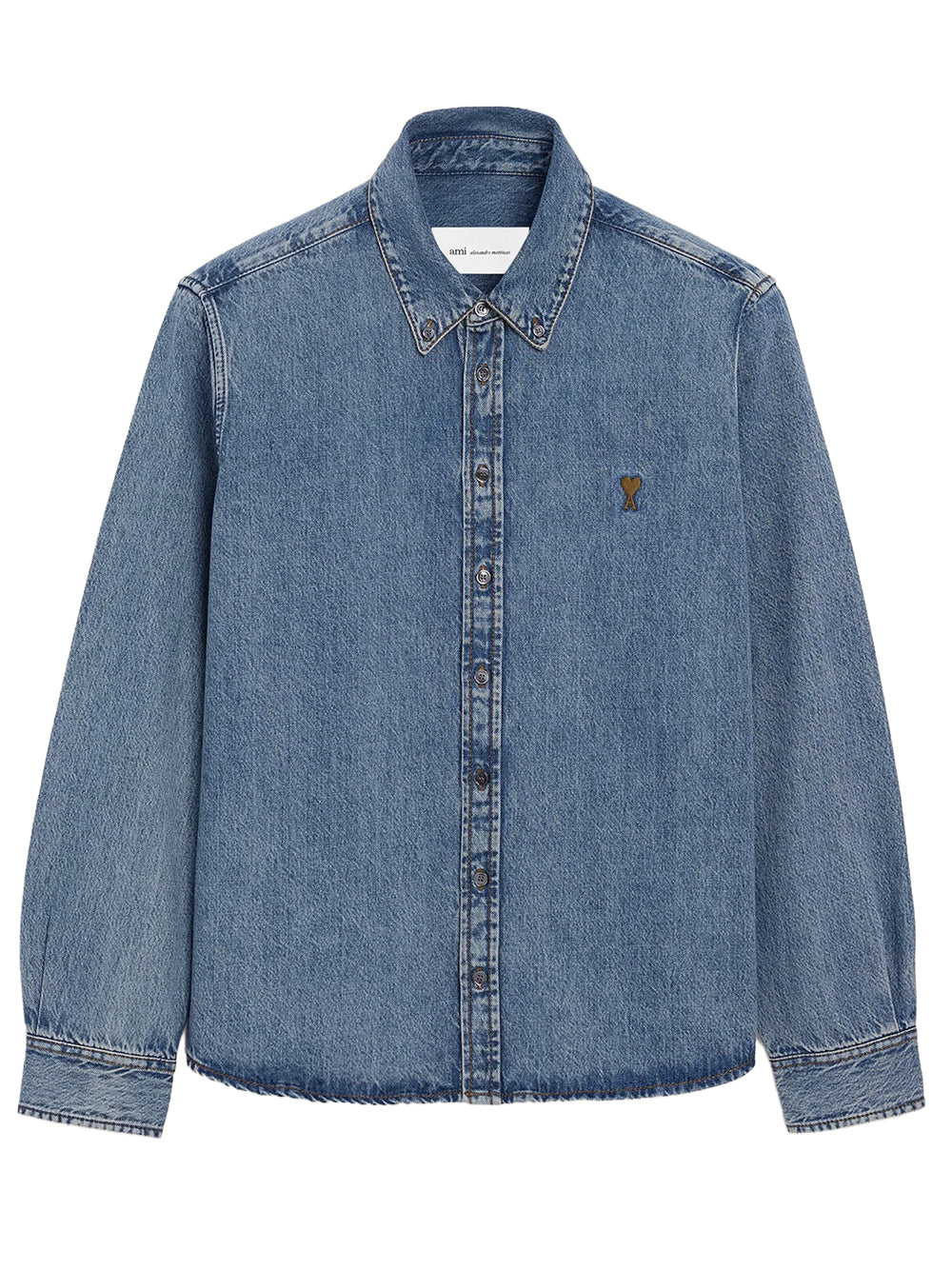 AMI PARIS-CONTRASTED SHIRT-