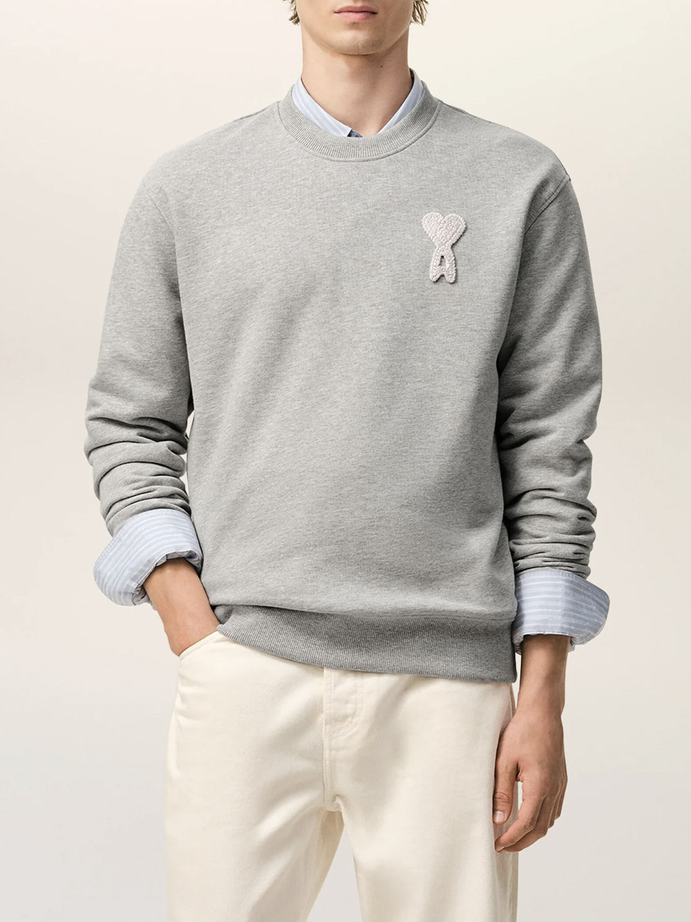 AMI PARIS-CREWNECK CLASSIC FIT-