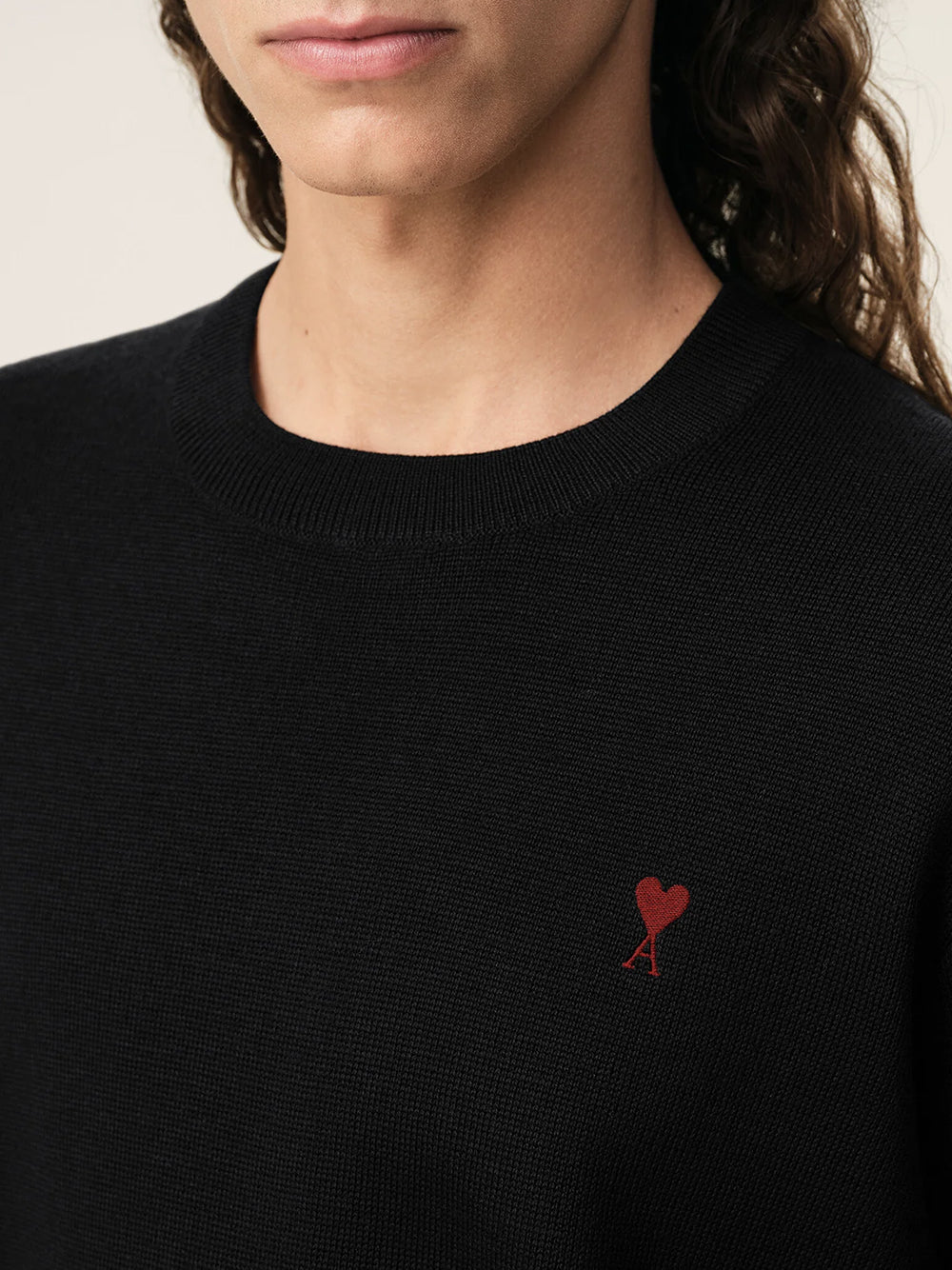 AMI PARIS-CREWNECK SWEATER-