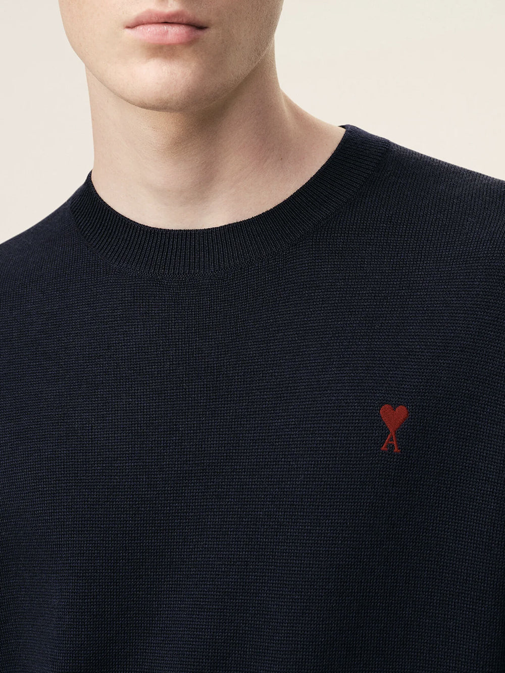 AMI PARIS-CREWNECK SWEATER-