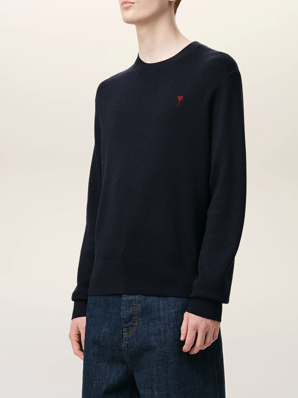 AMI PARIS-CREWNECK SWEATER-