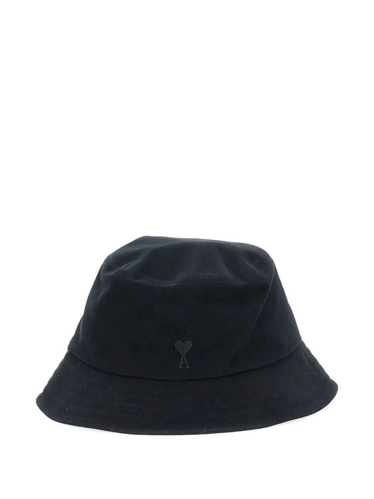 AMI PARIS-Bucket hat in cotone gabardine-