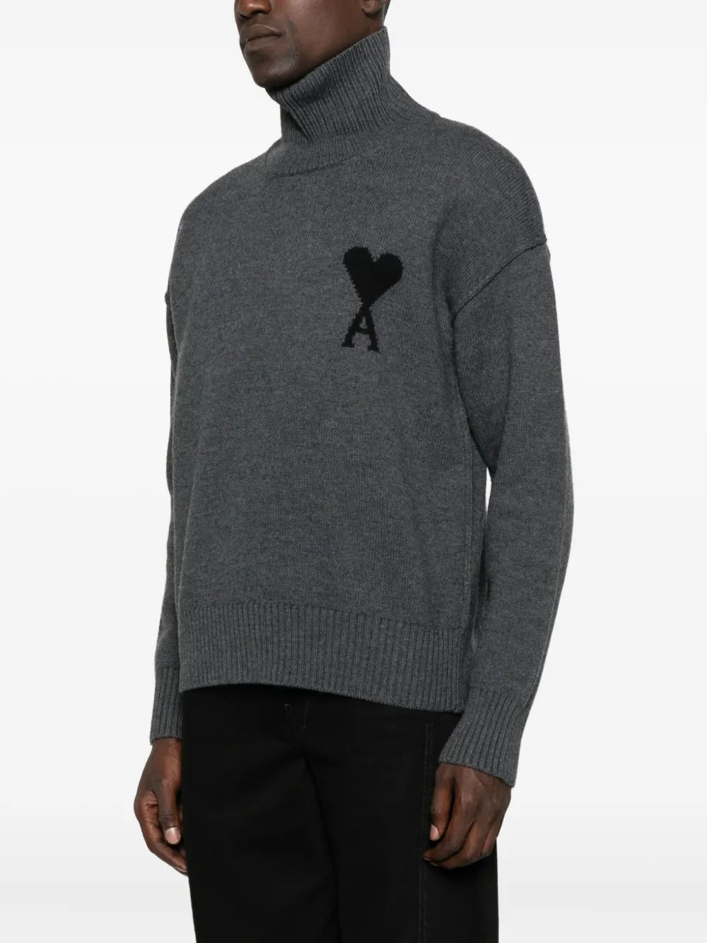 AMI PARIS-Maglione a dolcevita-