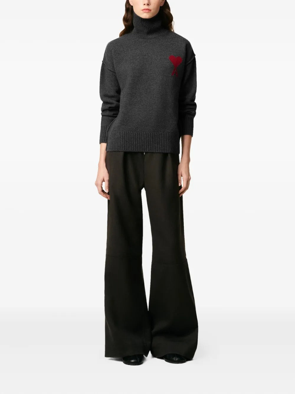 AMI PARIS-Maglione a dolcevita-