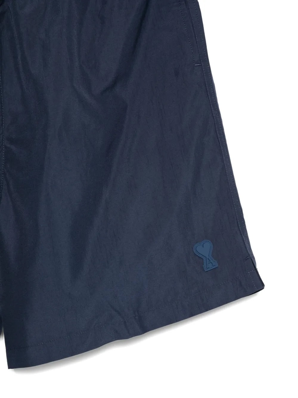 AMI PARIS-LONG PLAIN SWIM SHORTS-