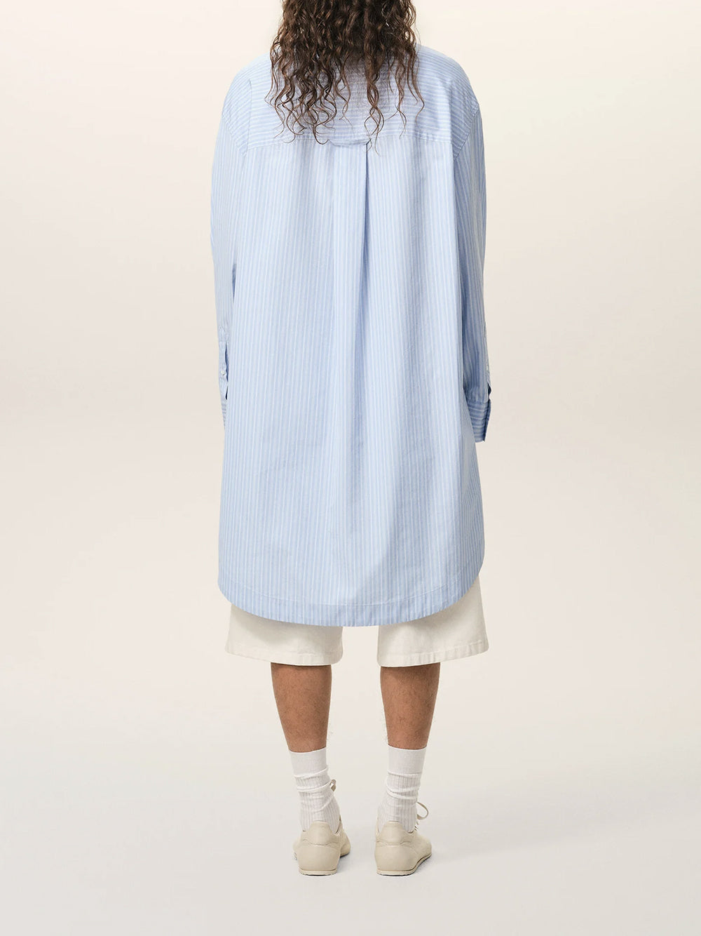 AMI PARIS-LONG SLEEVE WIDE SHIRT DRESS-